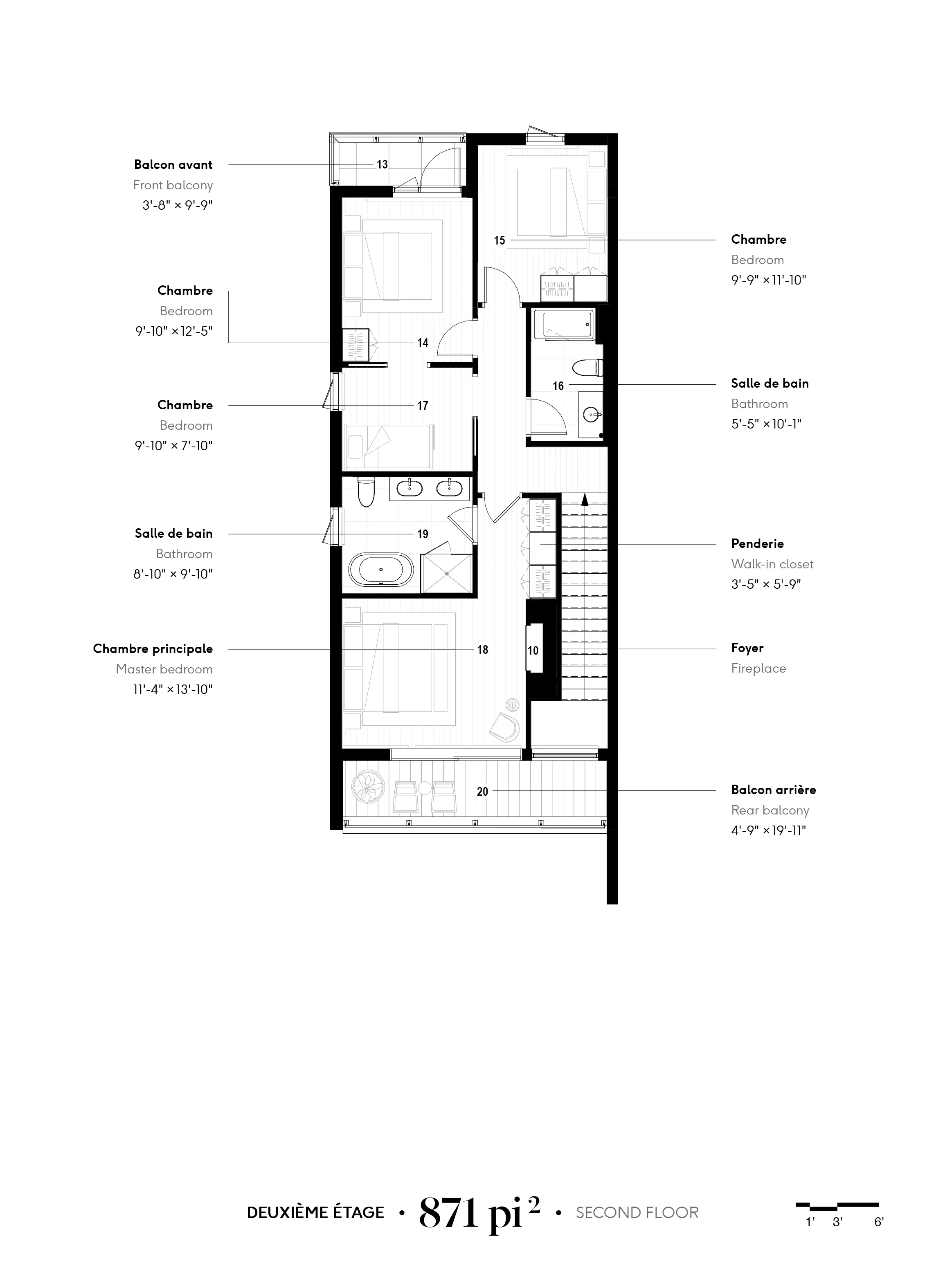 Photorealist render of unit: E1, Le Chant des Cîmes